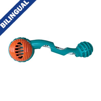 foufouBRANDS™ fouFIT™ Hide 'n Seek Tug-O-Rope Stick Dog Toy