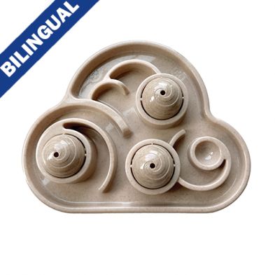 foufouBRANDS™ fouFIT Interactive Slow Feeder Cloud