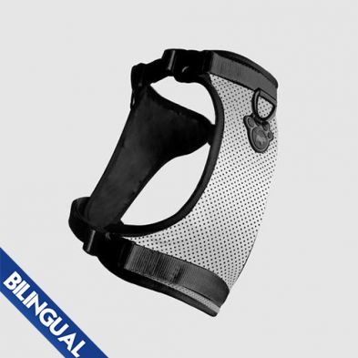 Canada Pooch Reflective Everything Dog Harness, Large, Silver