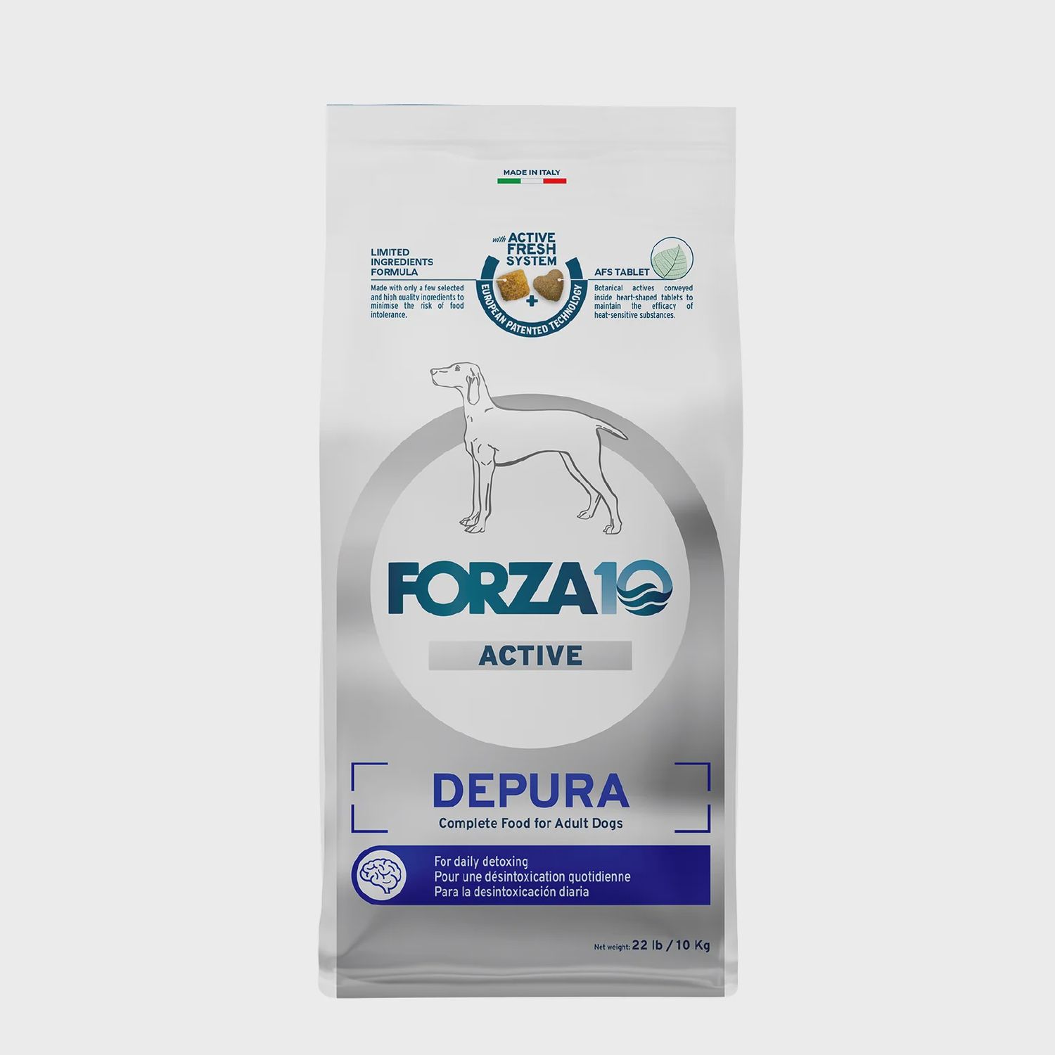Forza10 Nutraceutic Active Depura Fish Diet Dry Dog Food 22lb