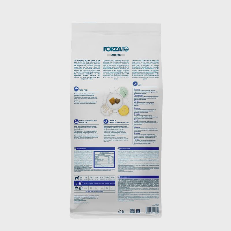Forza10 Nutraceutic Active Depura Fish Diet Dry Dog Food 22lb