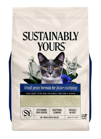 Sustainably Yours Cat Litter Small-grain formula 13lbs