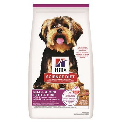 Hill&#39;s Science Diet Dog Small &amp; Mini Lamb Meal &amp; Brown Rice 4.5LB