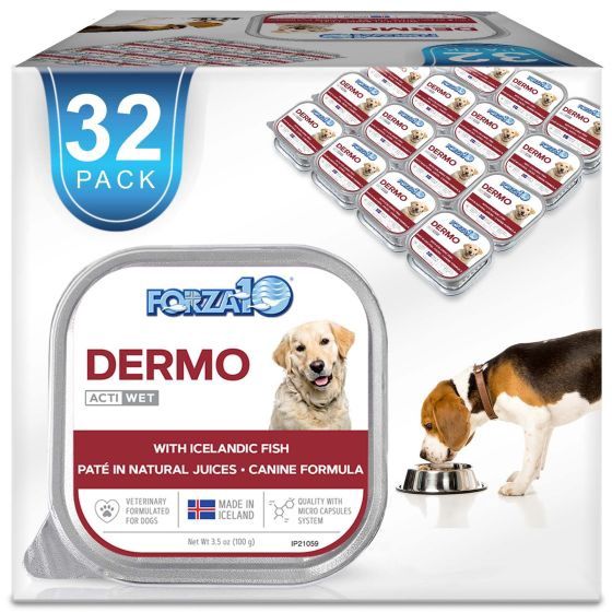 Forza 10 Wet Food - Dermo Salmon - Dog 32x3.5oz