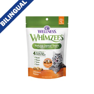 Whimzees® by Wellness® Natural Dental Treats Chicken Flavor For Cats 4.5oz