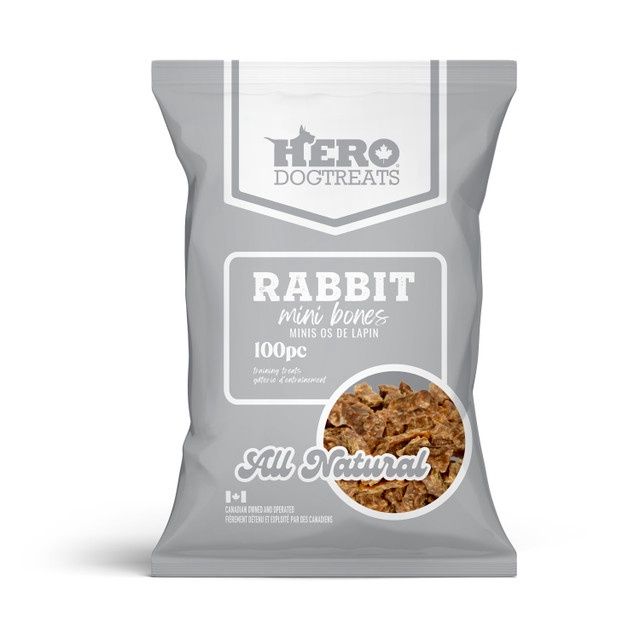 Hero Rabbit Mini Bones - 100 pieces