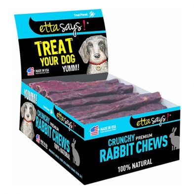Etta Says!® Crunchy Rabbit Chews 4 Dog Treat
