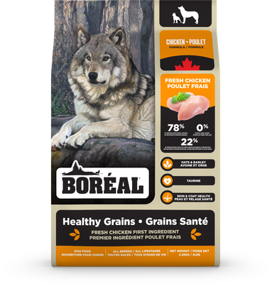 Boreal Traditional Healthy Grains Chicken Mix Dog 22 lbs
