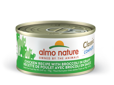 Almo Classic Complete Cat Food - Chicken Recipe With Brocoli In Gravy 1x70g
