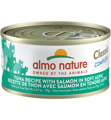 Almo Classic Complete Cat Food - Tuna Recipe With Salmon In Soft Aspic 1x70g