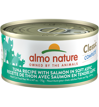 Almo Classic Complete Cat Food - Tuna Recipe With Salmon In Soft Aspic 1x70g
