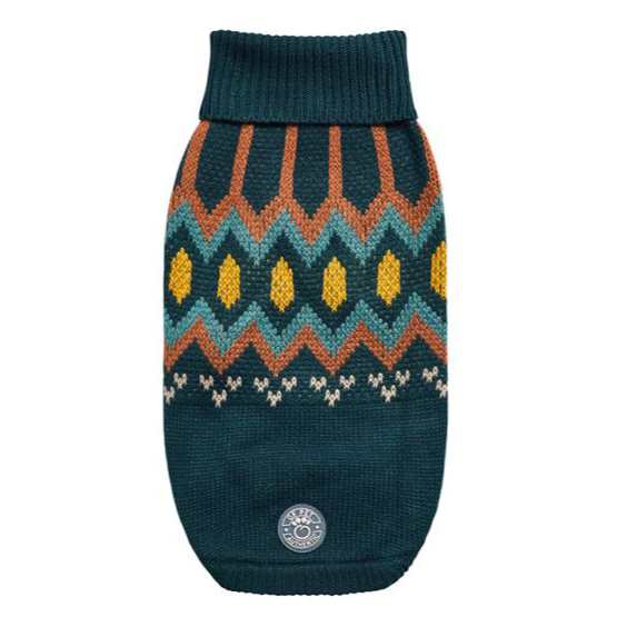 GF Pet Heritage Sweater Teal Xxsmall Dog 1pc