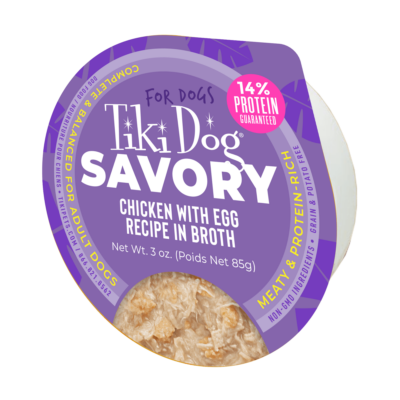 Tiki Dog™ MTY Chicken with Egg Recipe in Broth Wet Dog Food 1 x 3 oz