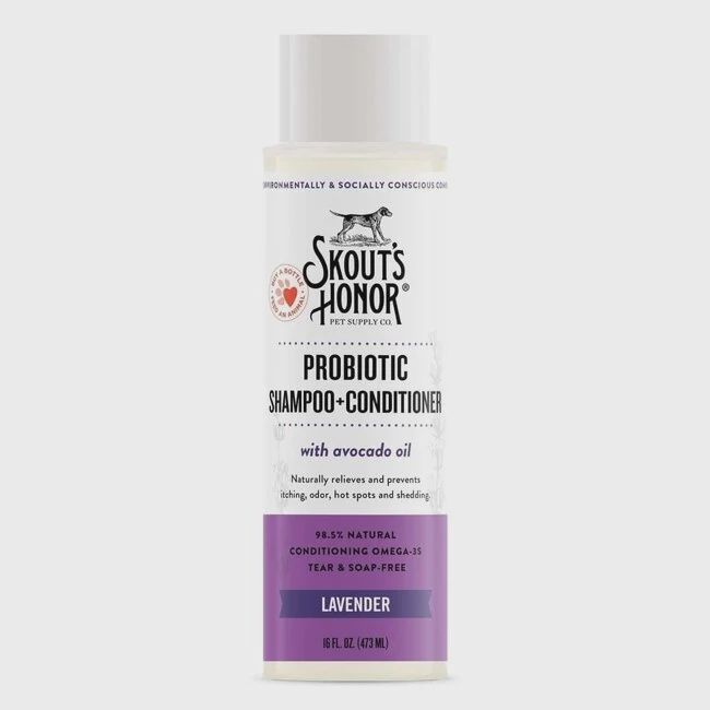 Skout's Honor Probiotic Shampoo &amp; Conditioner Lavender 16oz