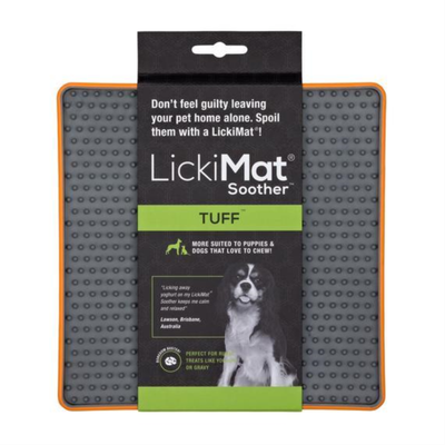 LickiMat Tuff Soother Orange