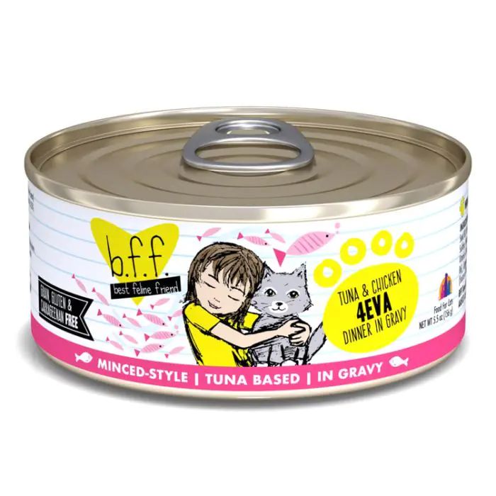 Weruva B.F.F. Originals Tuna &amp; Chicken 4EVA Cat Food, 156g