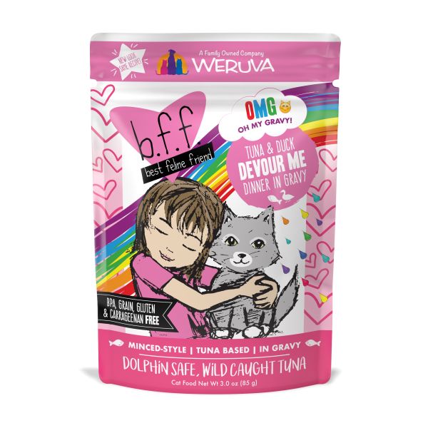 Weruva BFF OMG Tuna &amp; Duck Devour Me 3 oz Pouch