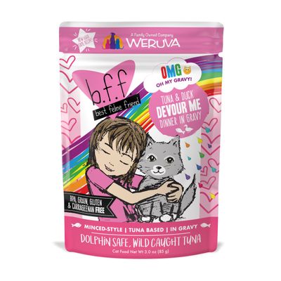 Weruva BFF OMG Tuna &amp; Duck Devour Me 3 oz Pouch