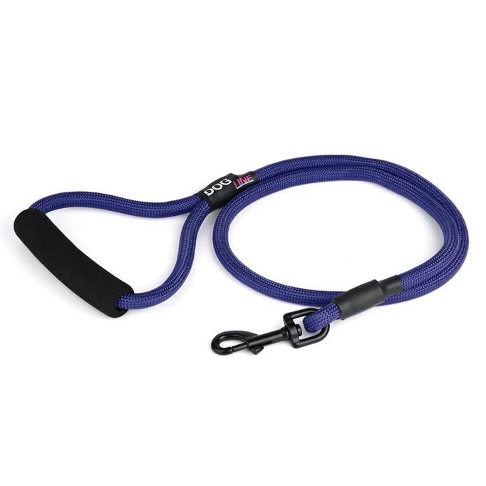 Dogline Round Nylon Leash 4ft W1/3 - Navy