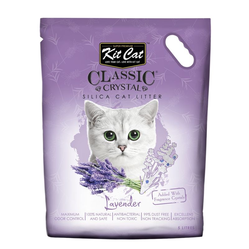 Kit Cat® Classic® Crystal Silica Cat Litter Lavender 2.1kg