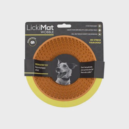 LickiMat Wobble Orange Bowl