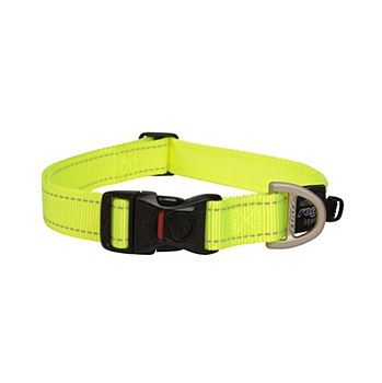 Rogz Dog Collar Classic XLarge Dayglow Yellow