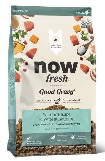 Now Fresh Good Gravy Salmon Recipe With Ancient Grains Small Breed Dog 12lb