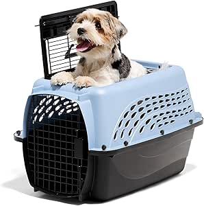 Petmate® 2-Doop Top Load Kennel 24" for Pets from 5 to 15lbs Blue