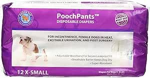 Pooch Pad Disposable Absorbent Diapers XSmall