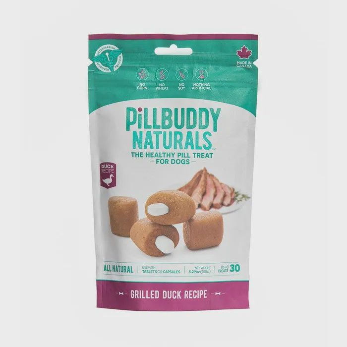 presidio™ Pill Buddy Naturals™ Grilled Duck Recipe Dog Treat 150 gm