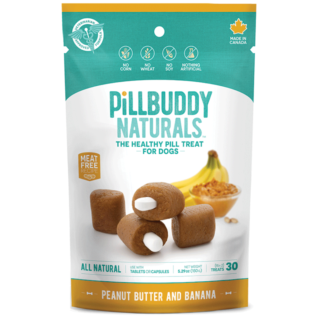 presidio™ Pill Buddy Naturals™ Peanut Butter and Banana Dog Treat 150 gm