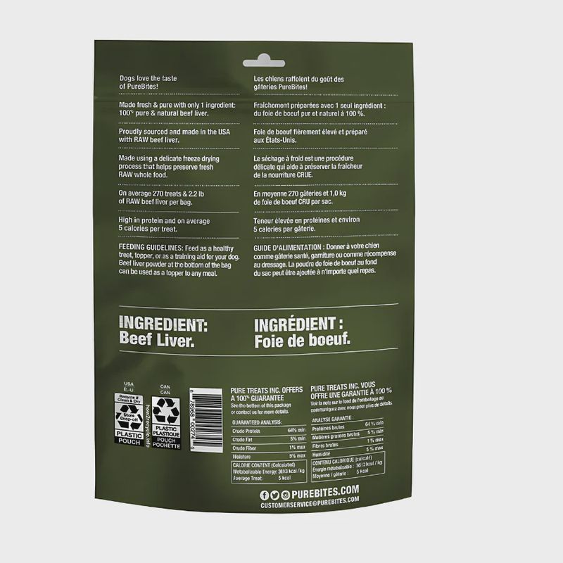 PureBites® Beef Liver Freeze-Dried Cat Treat 44 gm