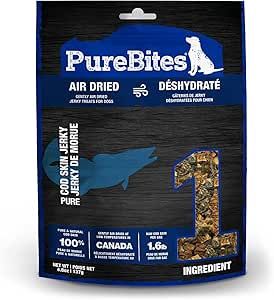 PureBites Cod Skin Jerky Dog Trts 137 gm