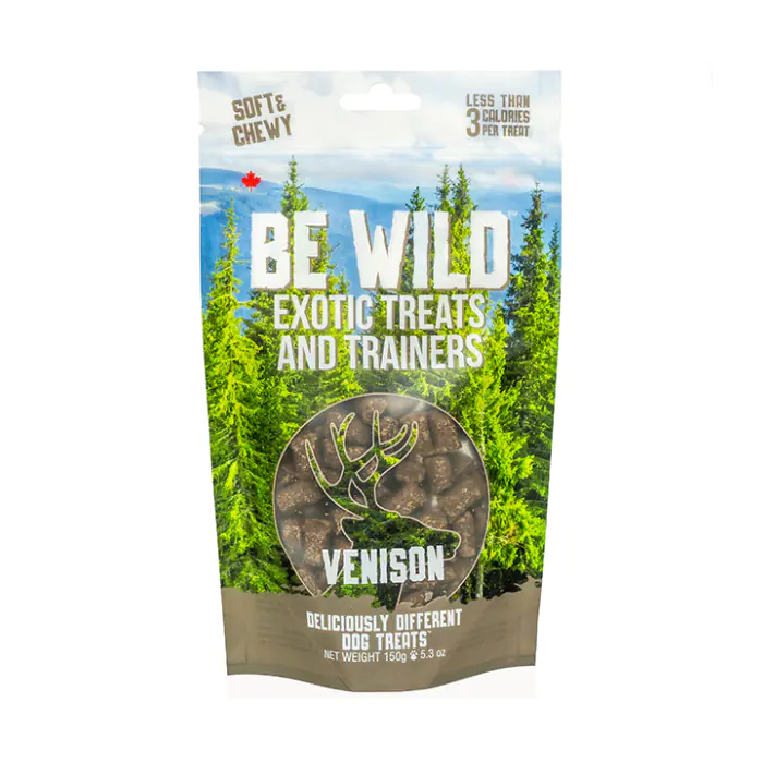 This &amp; That Be Wild Venison Exotic Dog Treats, 150g