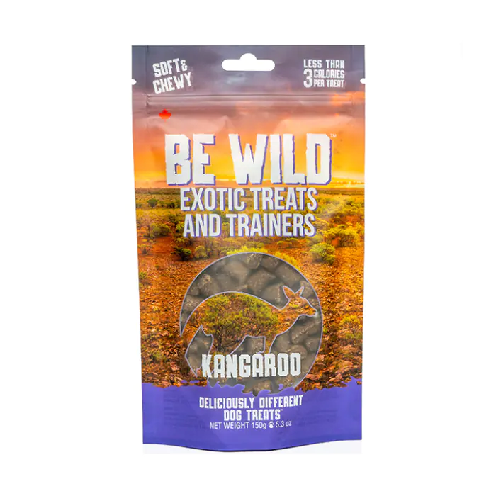 This &amp; That Be Wild Kangaroo Exotic Dog Treats, 150g