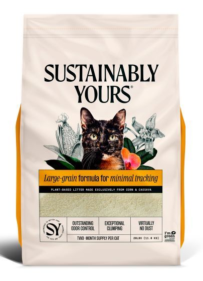 Sustainably Yours Cat Litter Large-grain formula 26lbs