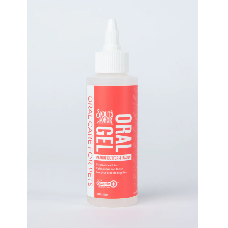 Skout's Honor - Oral Gel, Peanut Butter &amp; Bacon, 4floz