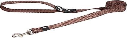 Rogz Utility Medium 5/8" Snake Fixed 6' Long Reflective Dog Leash