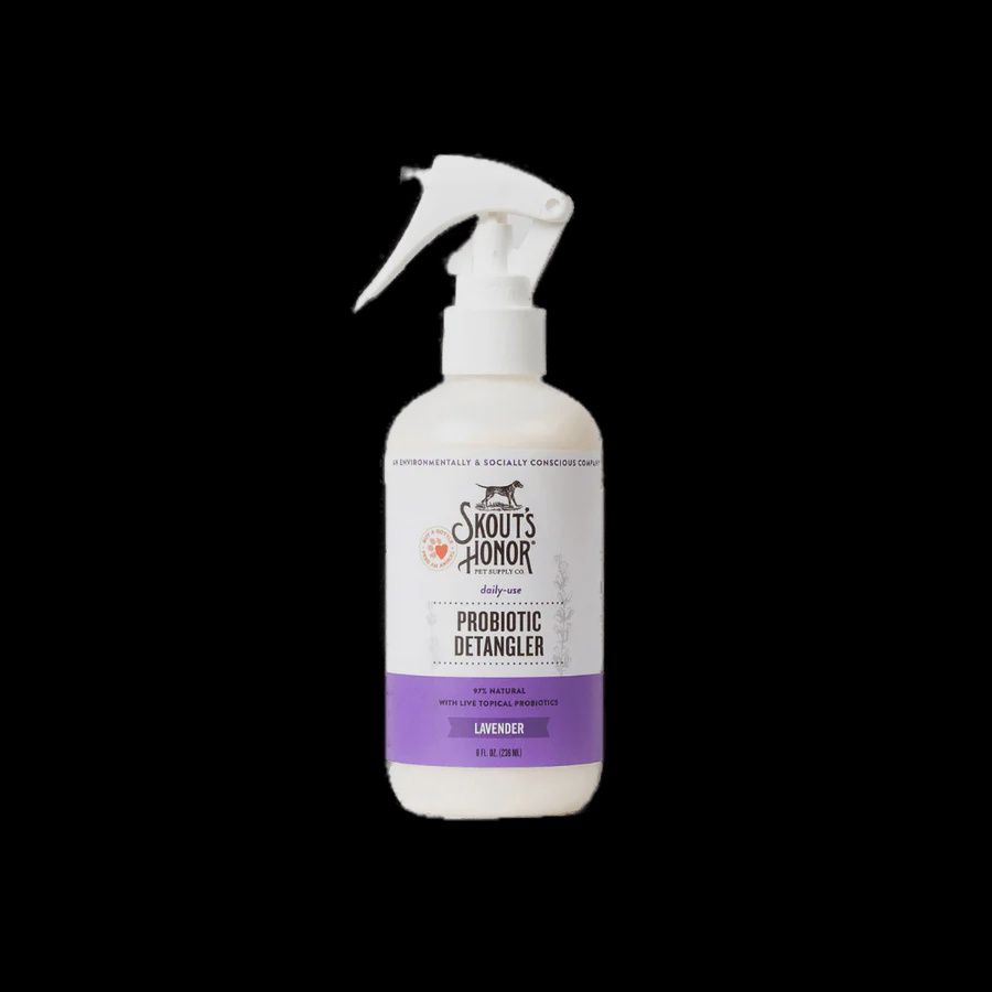 Skout's Honor Dog Detangler - Probiotic Detangler Lav 8oz