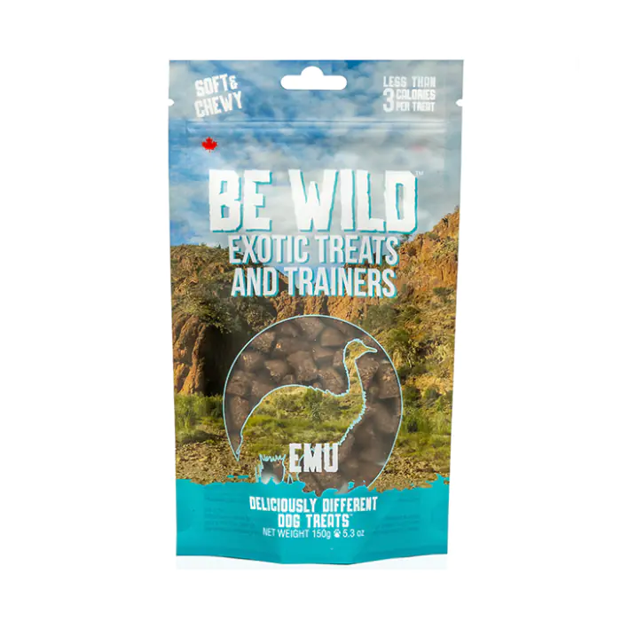 This &amp; That Be Wild Emu Exotic Dog Treats, 150g