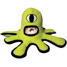 Tuffy Captain Kurklops Green Alien Dog Toy