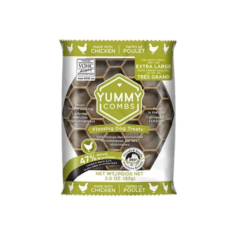 Yummy Combs® With Real Chicken Flossing Dog Treats™ X-Large