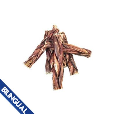 Rollover© Beef Jerky Braids Dog Treat