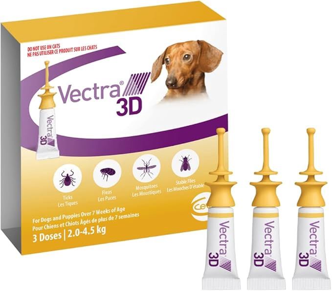Vectra® 3D for Dogs 2kg to 4.5kg
