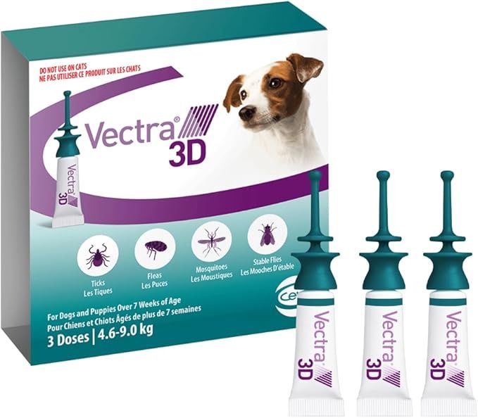 Vectra® 3D for Dogs 4.6kg to 9kg