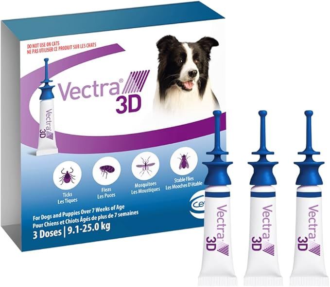 Vectra® 3D for Dogs 9.1kg to 25kg
