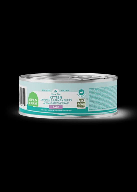 Open Farm kitten-chicken--salmon-2.8oz wet food