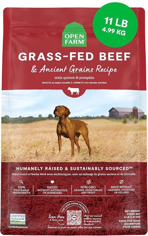 Open Farm dog-food---4lb---grass-fed-beef-grain