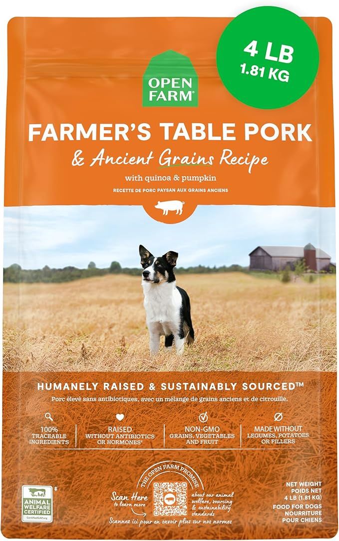 Open Farm dog-food---4lb---farmers-table-pork-grain