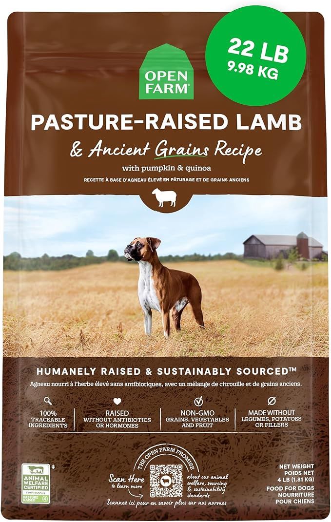Open Farm dog-food---22lb---pasture-raised-lamb-grain